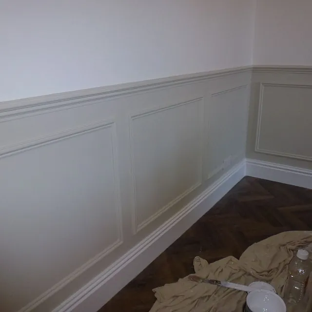 Painted walls and woodwork