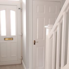 White painted hallway coventry