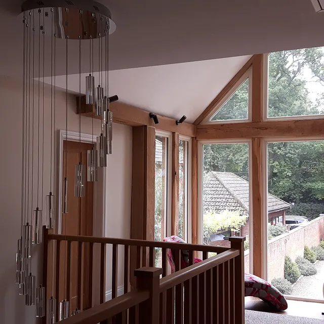 Decorated hallway and lounge coventry