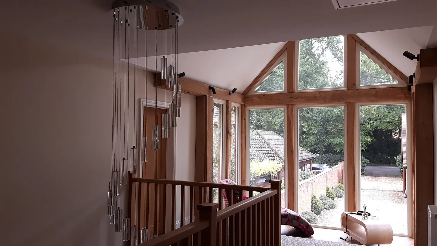 Decorated hallway and lounge coventry