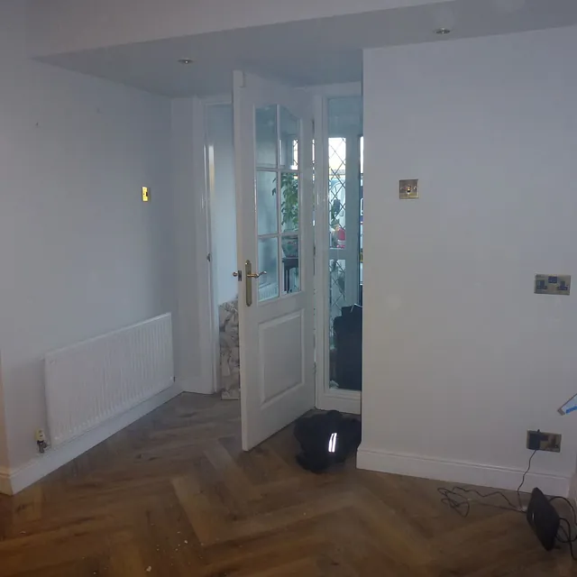 Painted entrance hall