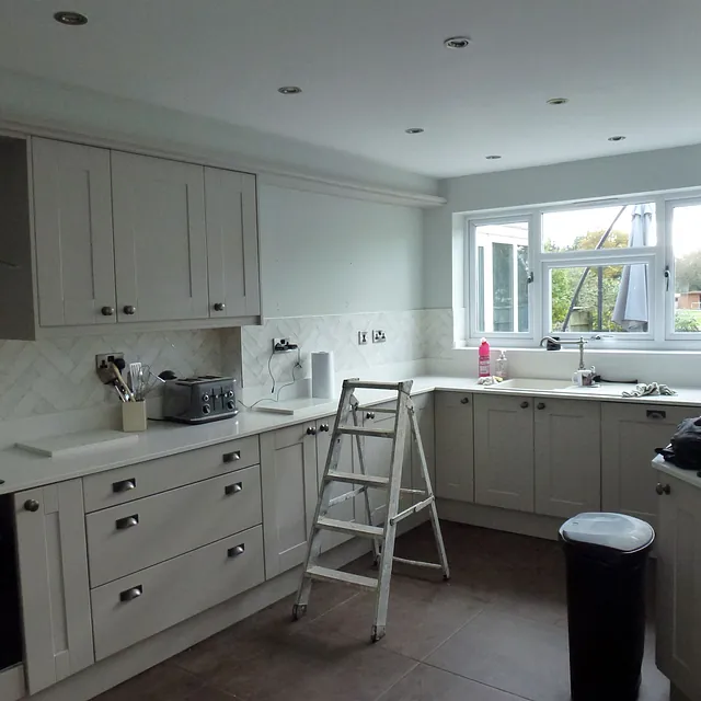 Painted kitchen