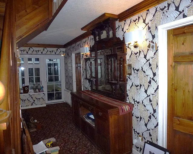Wallpapered room Coventry