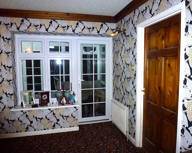 Wallpapered room Coventry