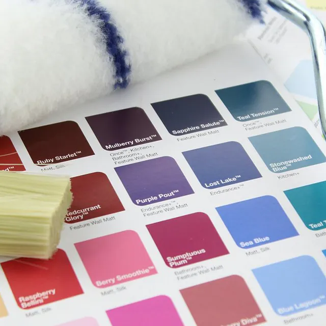 Colour Chart picker with brush